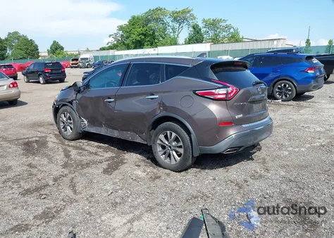 2017 Nissan Murano Sl из США, поврежденный, VIN 5N1AZ2MH9HN120380